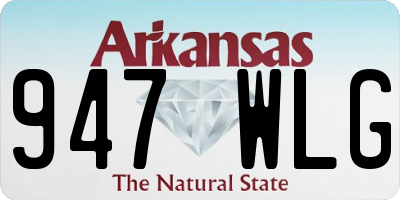 AR license plate 947WLG