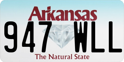AR license plate 947WLL