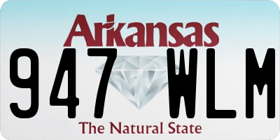 AR license plate 947WLM