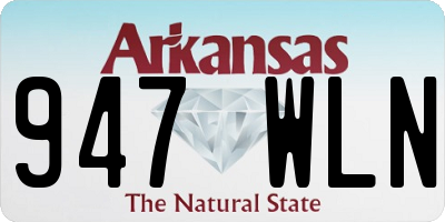 AR license plate 947WLN