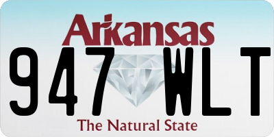 AR license plate 947WLT