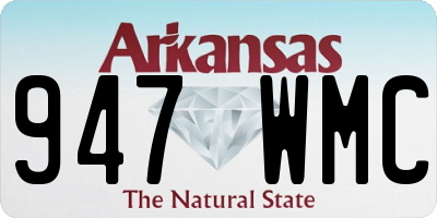 AR license plate 947WMC