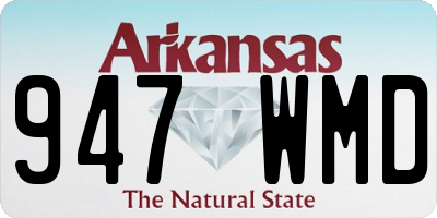 AR license plate 947WMD