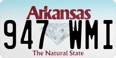 AR license plate 947WMI