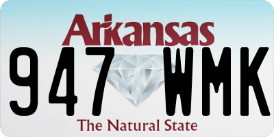 AR license plate 947WMK