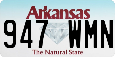 AR license plate 947WMN
