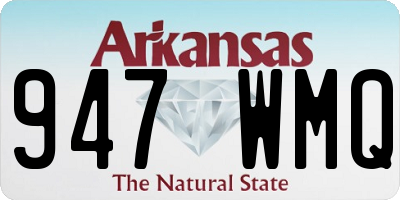 AR license plate 947WMQ