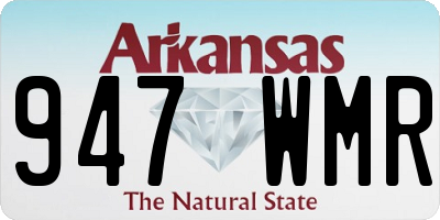 AR license plate 947WMR