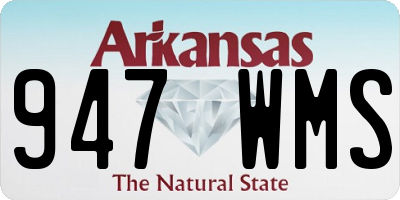 AR license plate 947WMS
