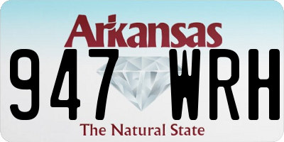 AR license plate 947WRH