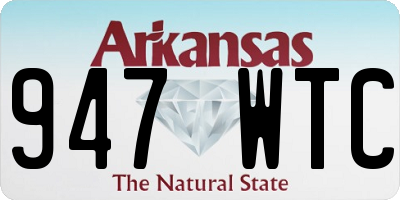 AR license plate 947WTC