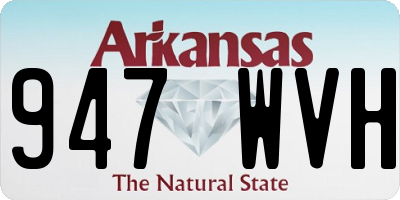 AR license plate 947WVH
