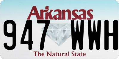 AR license plate 947WWH