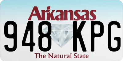 AR license plate 948KPG