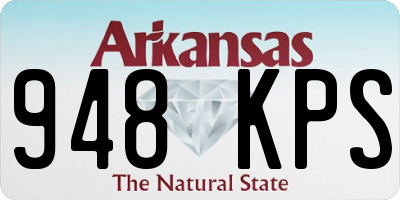 AR license plate 948KPS