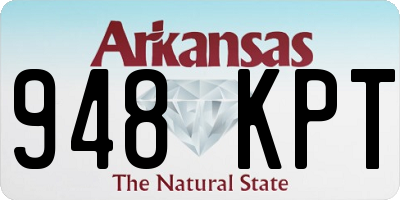 AR license plate 948KPT