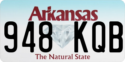 AR license plate 948KQB