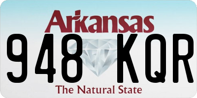 AR license plate 948KQR