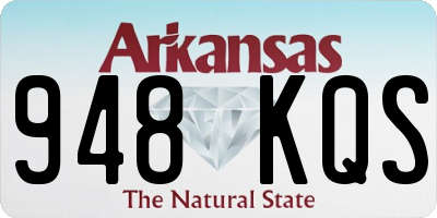 AR license plate 948KQS
