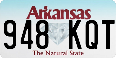 AR license plate 948KQT