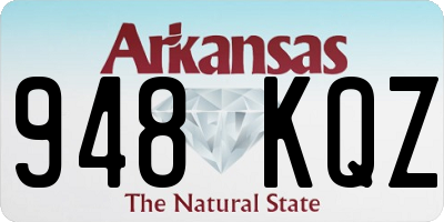 AR license plate 948KQZ