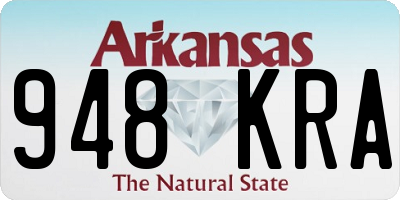 AR license plate 948KRA