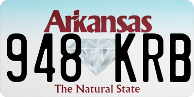 AR license plate 948KRB