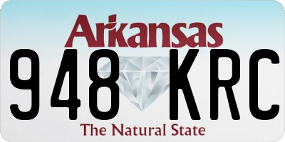AR license plate 948KRC