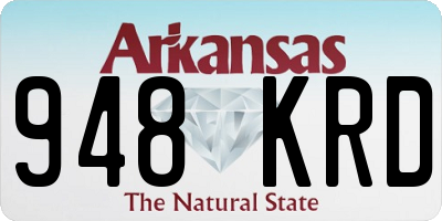 AR license plate 948KRD