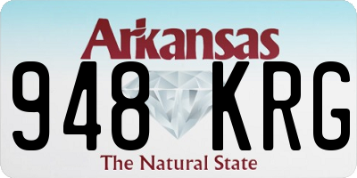AR license plate 948KRG