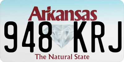AR license plate 948KRJ
