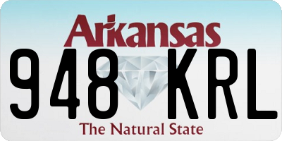 AR license plate 948KRL