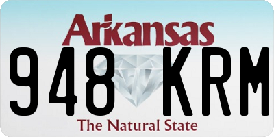 AR license plate 948KRM