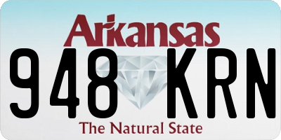 AR license plate 948KRN