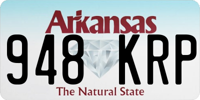 AR license plate 948KRP
