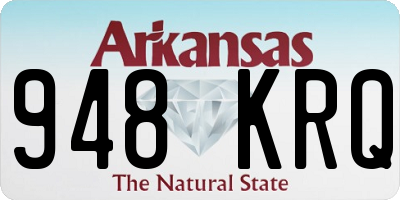 AR license plate 948KRQ
