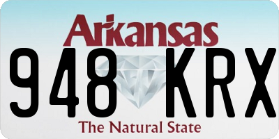 AR license plate 948KRX