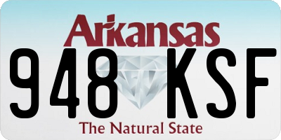 AR license plate 948KSF