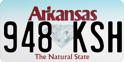 AR license plate 948KSH