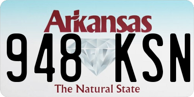 AR license plate 948KSN