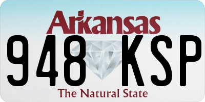 AR license plate 948KSP