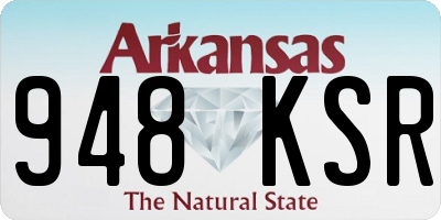 AR license plate 948KSR