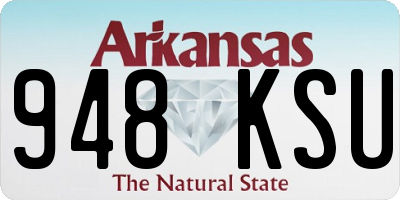 AR license plate 948KSU