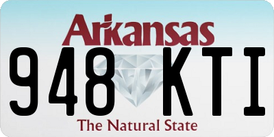 AR license plate 948KTI
