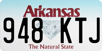 AR license plate 948KTJ