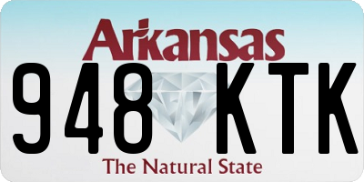AR license plate 948KTK
