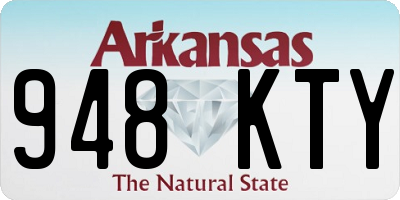 AR license plate 948KTY