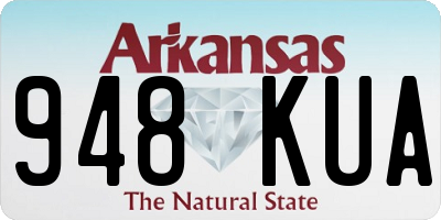 AR license plate 948KUA