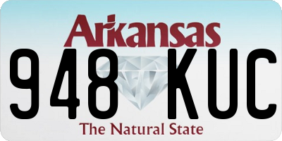 AR license plate 948KUC