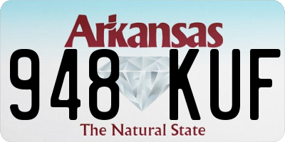 AR license plate 948KUF